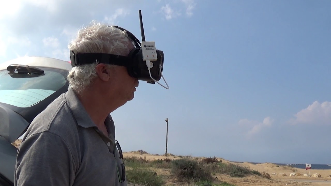 Dror FPVing his new headset, DVR OSD + HD