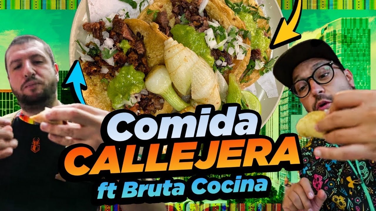ARGENTINO PRUEBA COMIDA CALLEJERA POR PRIMERA VEZ - BRUTA COCINA