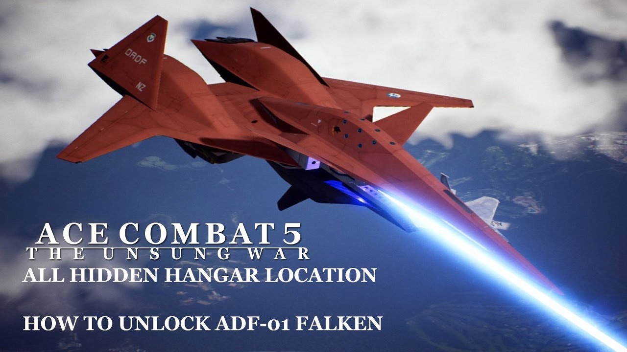 ACE COMBAT 5 - All Hidden Hangar location (How to unlock ADF-01 FALKEN)