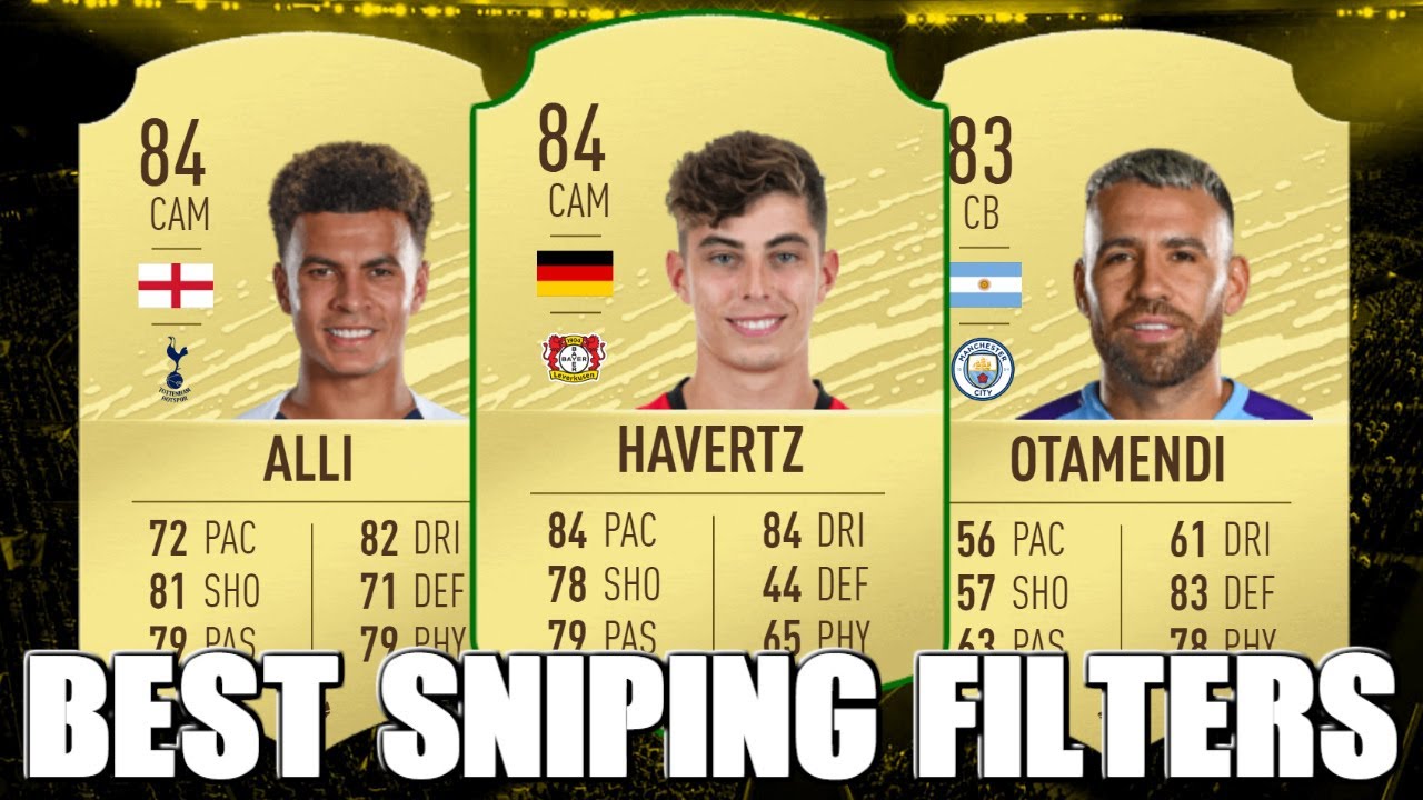 BEST SNIPING FILTER | FIFA 20!!