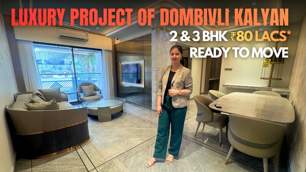 Обзор квартир в жилом комплексе Regency Luxuria Dombivli (2 и 3 спальни) | Готовые к заселению кв...