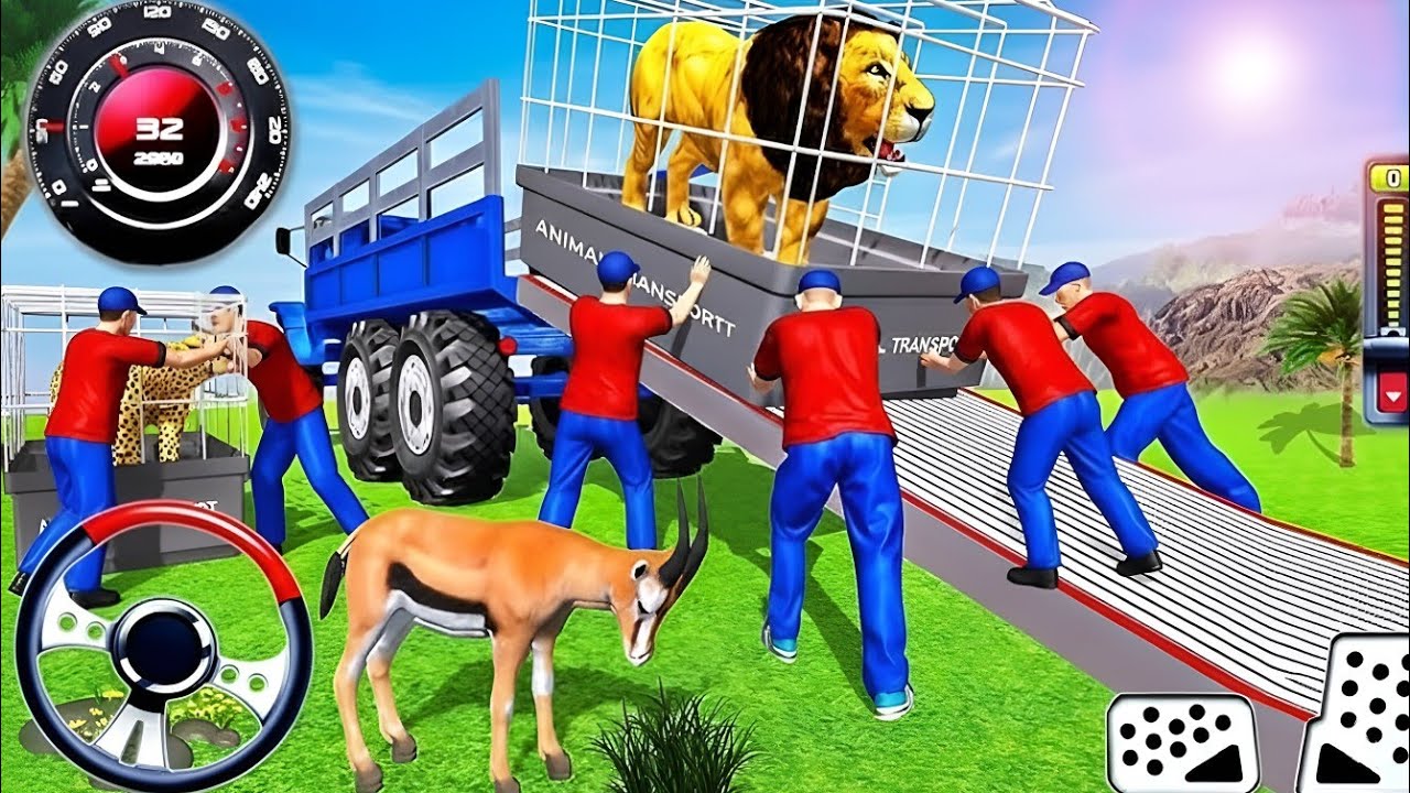 Real Animal Transporter Cargo Truck 3D | Farm Animal Transport Android Gameplay