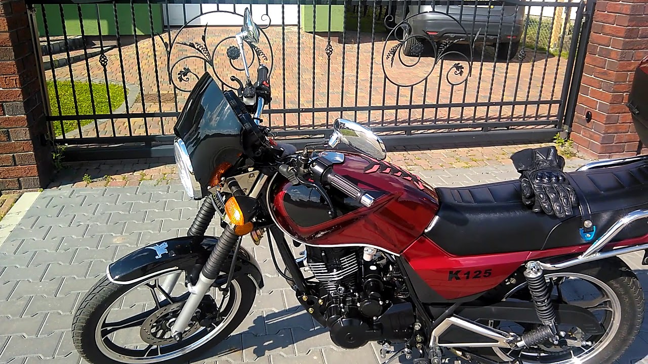 Romet K 125 . Odpalanie zimnego motocykla  bez ssania.