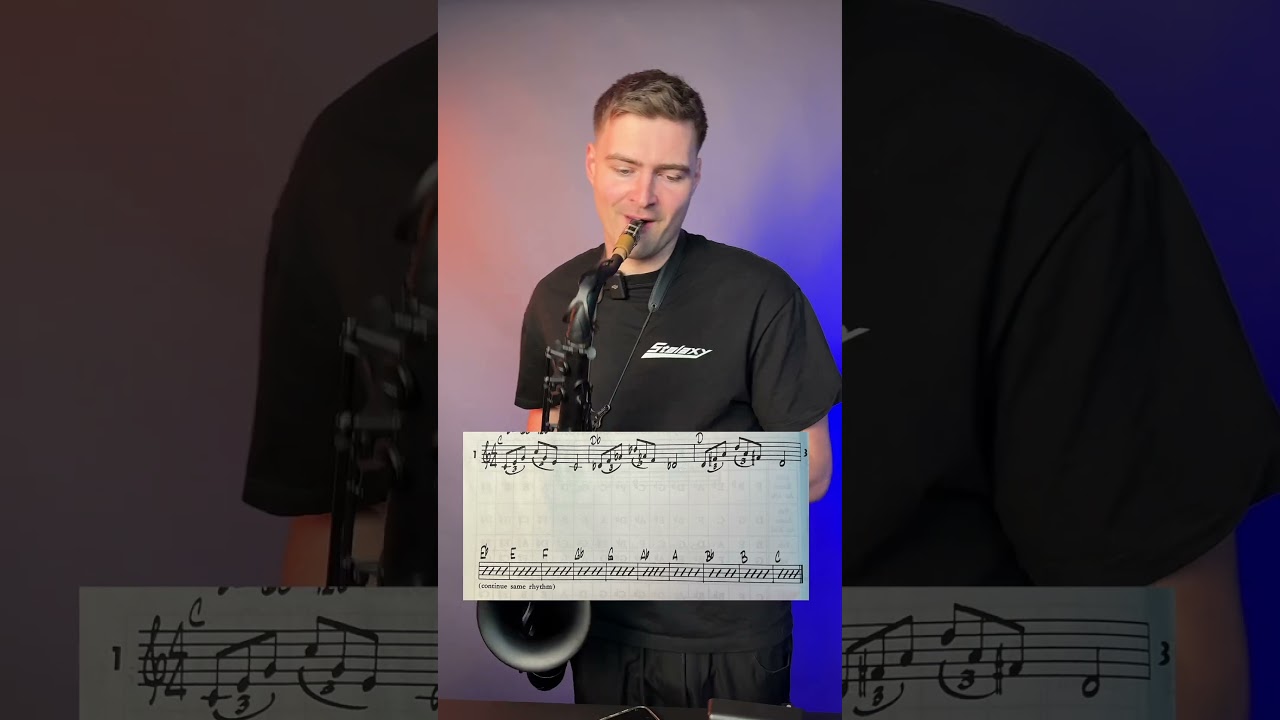 Eine der geilsten &Uuml;bungen f&uuml;r Saxophon aber such jedes andere Instrument
