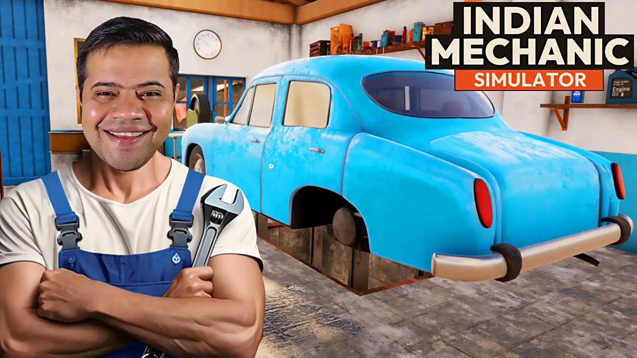 NOVO SIMULADOR DE MECÂNICO INDIANO! - Indian Mechanic Simulator