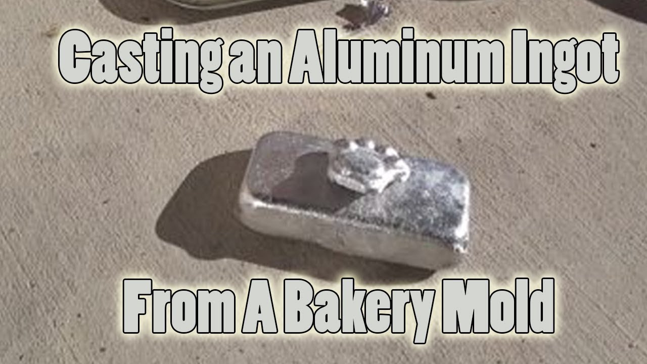 Casting an Aluminum Mold From A Bakery Pan