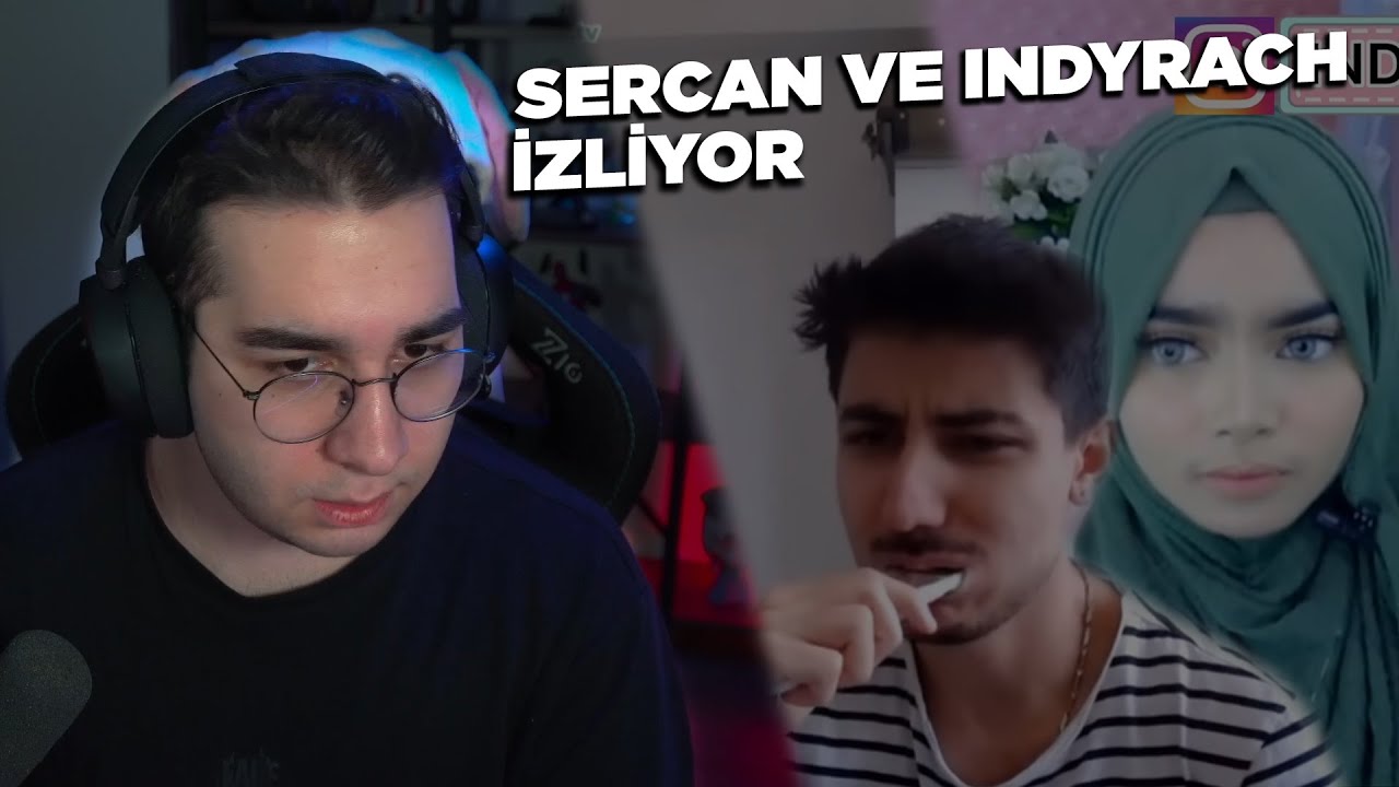 Eray Sercan'ın Endonezya'lı Kız ile Olan Omegle Videosunu İzliyor (Sercan Zurna ve INDYRACH)