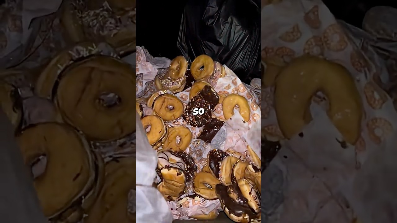 Почему Dunkin' Donuts выбрасывает оставшиеся пончики...