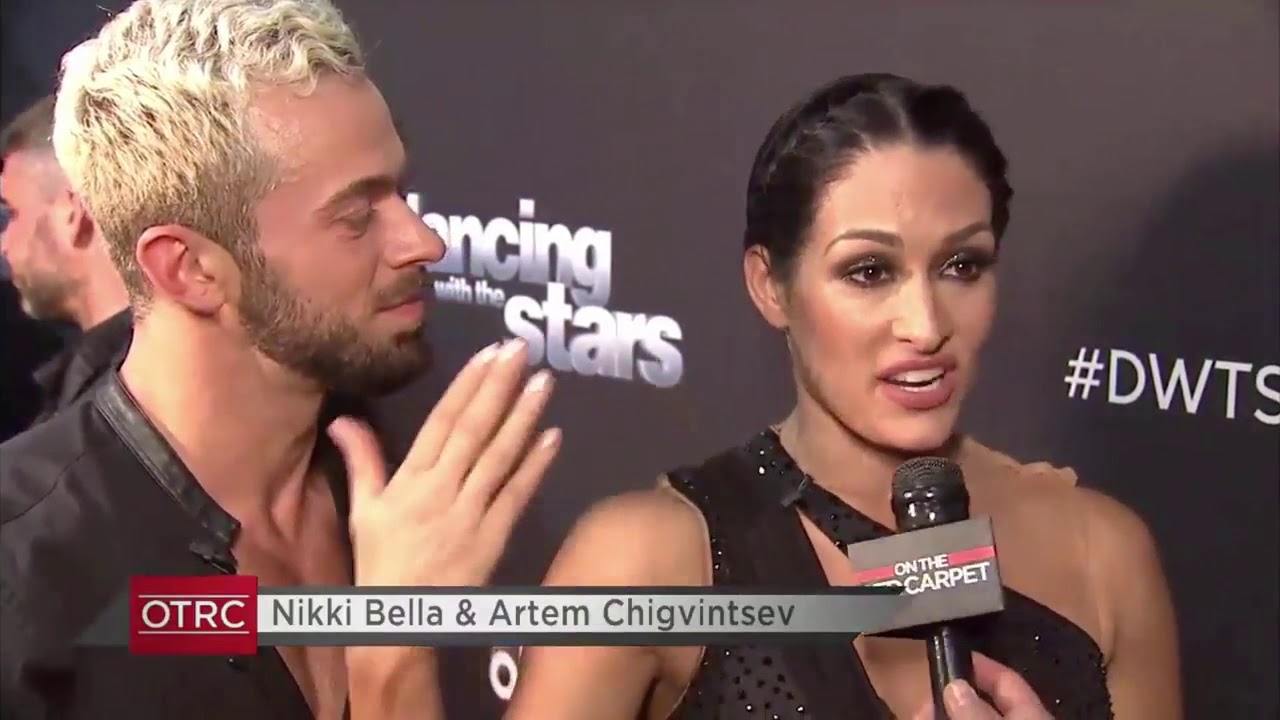 Nikki Bella & Artem Chigvintsev   OTRC Interview Week 4