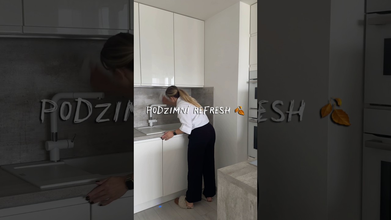 Podzimn&iacute; refresh kuchyně + doplňky, va&scaron;e dne&scaron;n&iacute; motivace k &uacute;klidu 😁 #uklid #podzim #dekorace