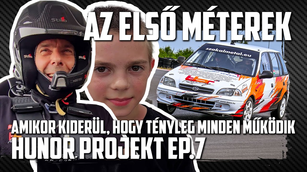 AZ ELSŐ M&Eacute;TEREK - Hunor első tesztje, Robi instrukci&oacute;ival - HUNOR PROJEKT 7.epiz&oacute;d