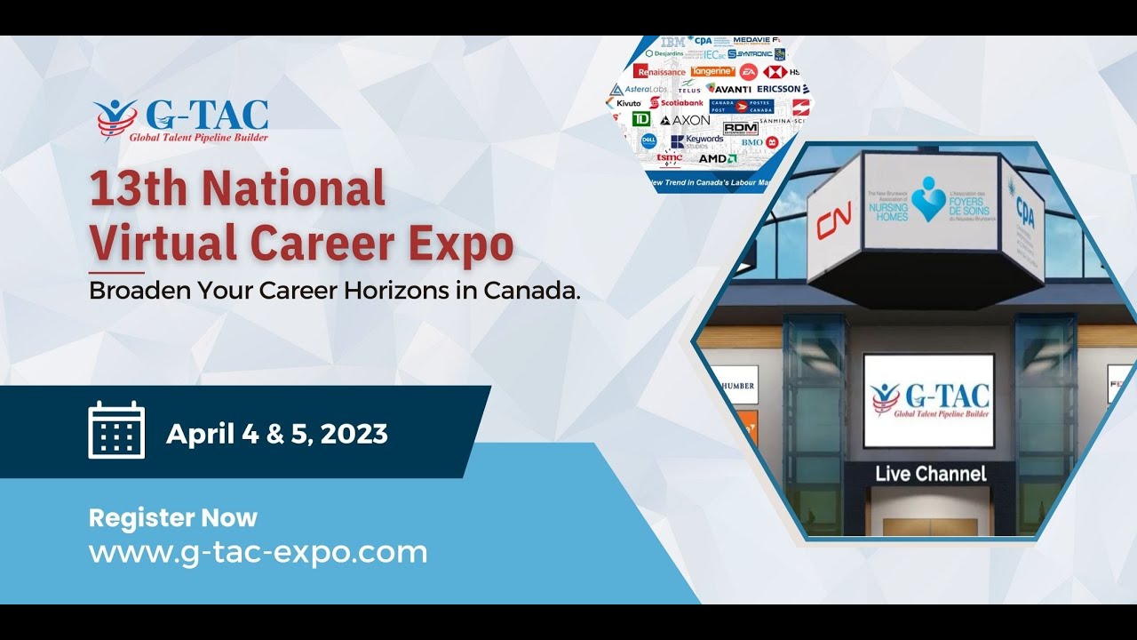 Navigating the platform of 13th National Virtual Career Expo of Canada
