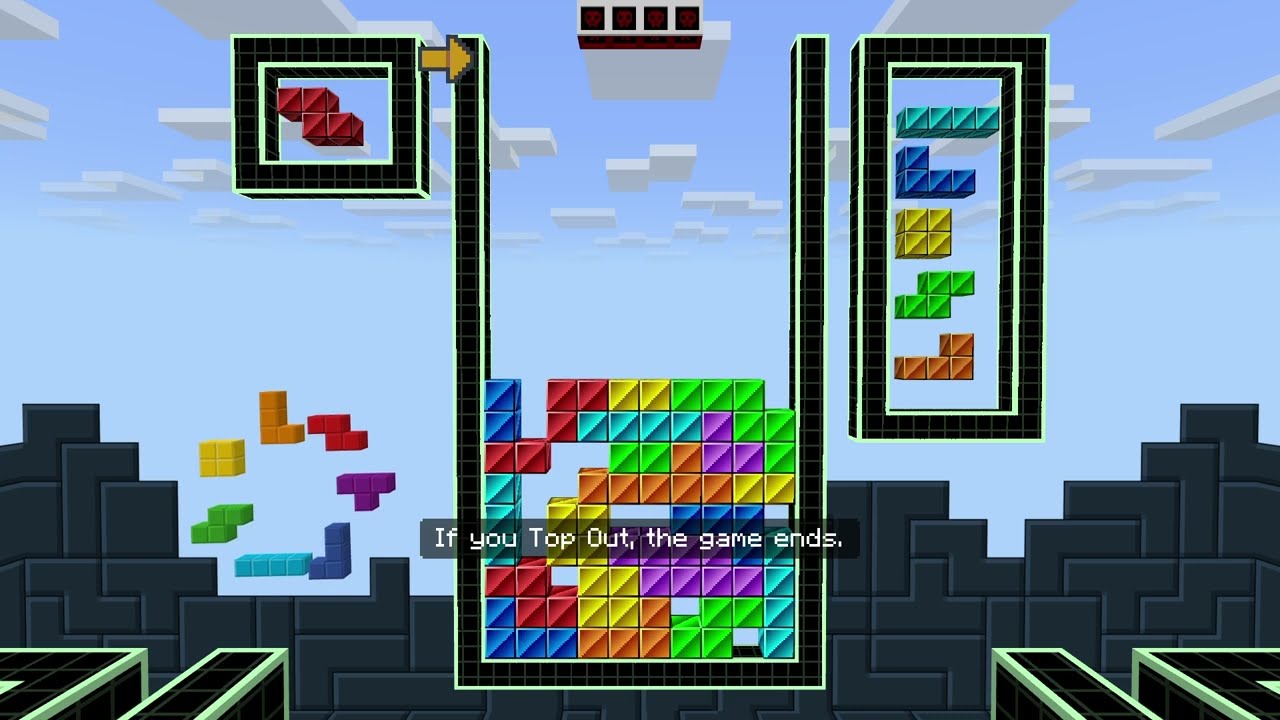 Tetris MAP in Minecraft PE
