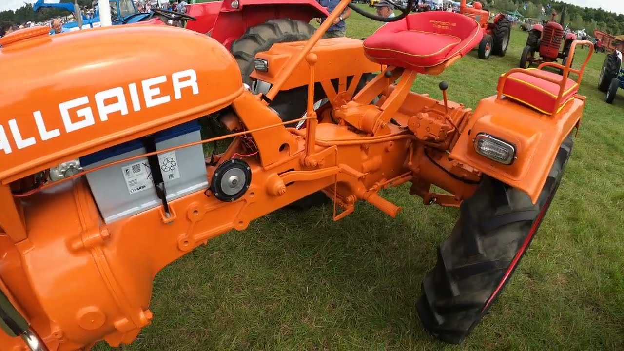 1958 Porsche Allgaier A111 822cc 1-Cyl Diesel Tractor  (12 HP)