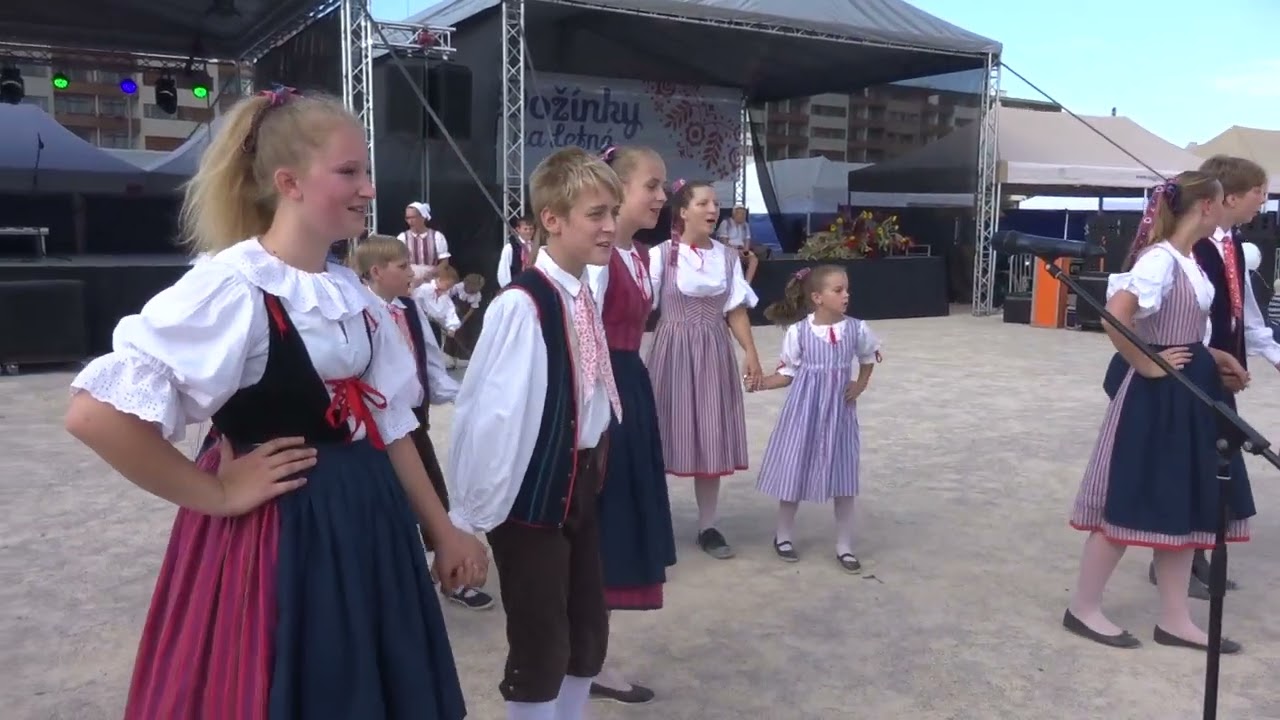 Folklorní soubor Červený Kostelec na dožínkách v Praze na Letné 2022, č.2