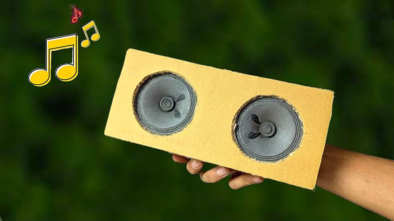 DIY Cardboard Bluetooth Speaker 🔊 | Powerful Homemade Sound Box