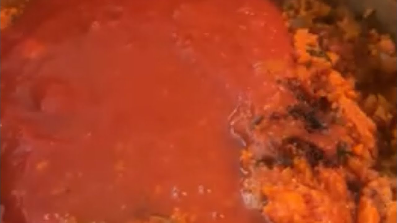 Delicious Homemade Pasta sauce