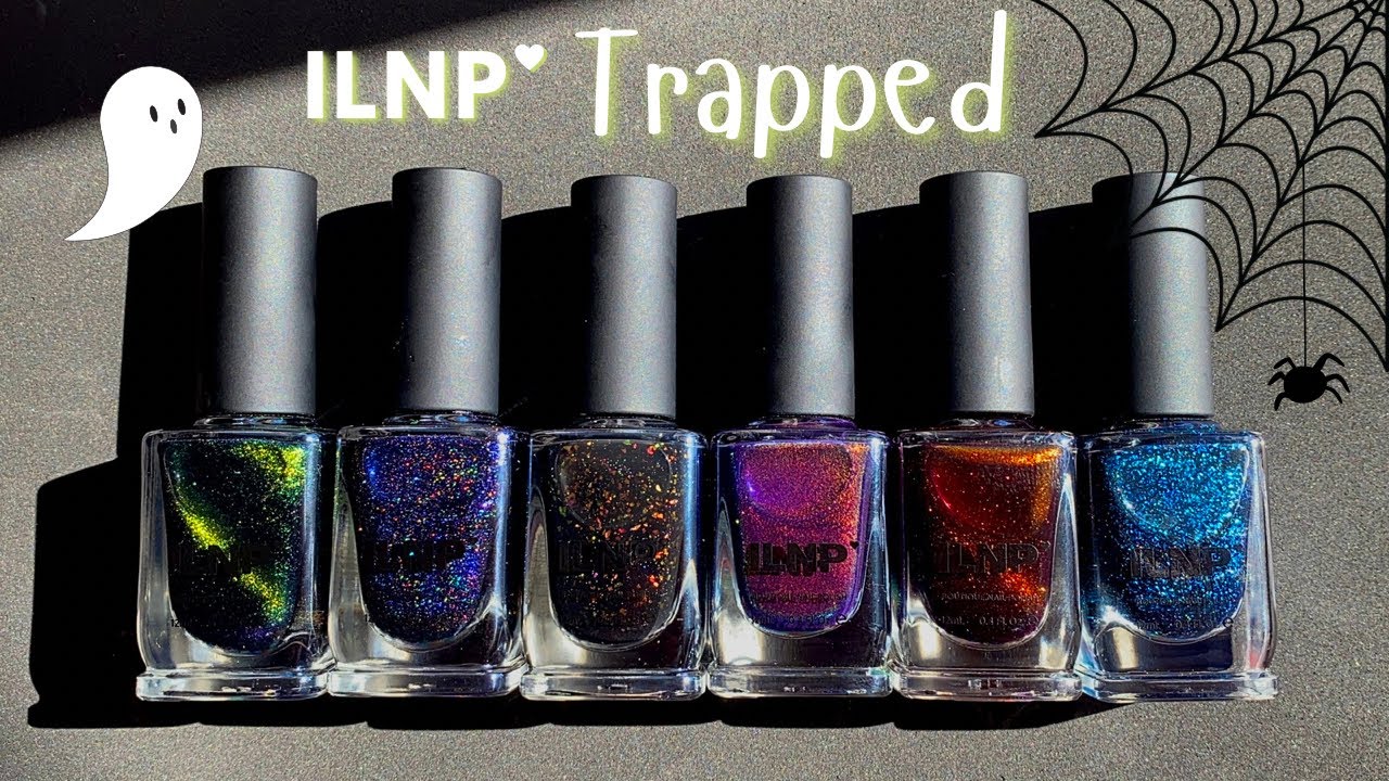 Now THIS is a Halloween Collection! 🎃🖤 ILNP Trapped Swatch + Review with Comparisons!