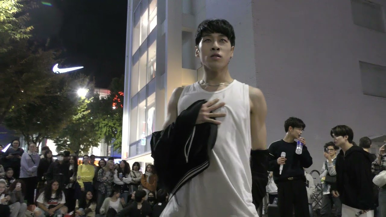 241030 kpop cover dance team ONE OF - ISTJ (NCT DREAM) Hongdae busking