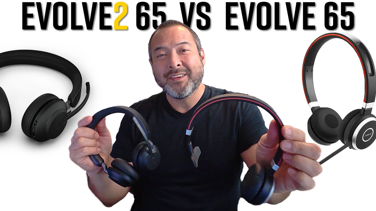 Сравнение новых Jabra Evolve2 65 с Evolve 65 (с тестом микрофона!)