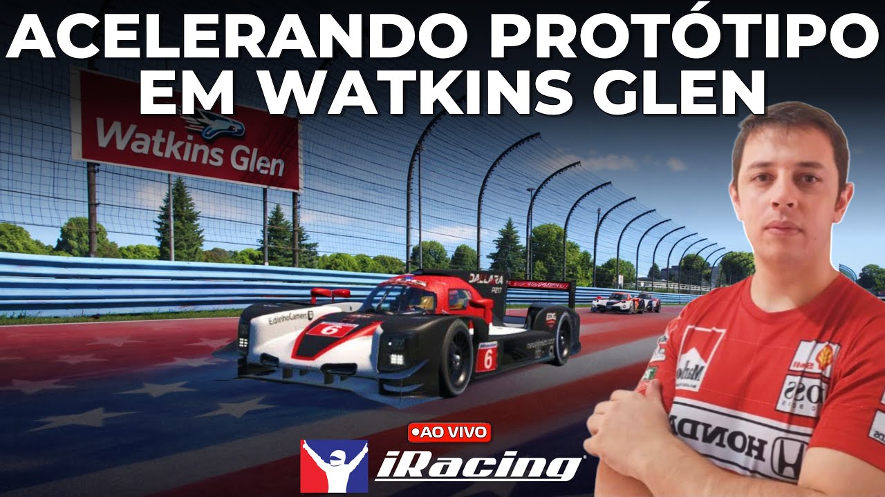 🔴ACELERANDO DE PROTÓTIPO EM WATKINS GLEN❗aula❗treinamento ❗pintura