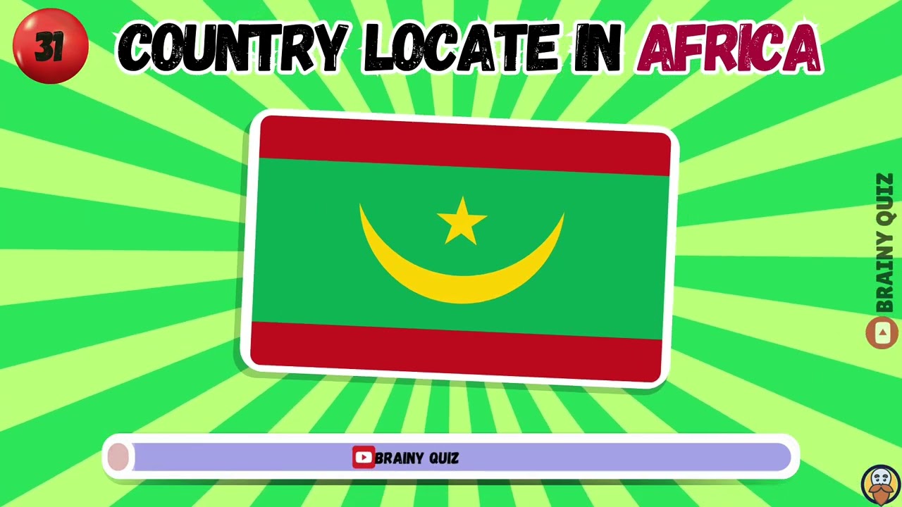 54 country's flag locate in Africa continent. Flag QUIZ  🇿🇦 🇰🇪 🇸🇩 🇿🇲