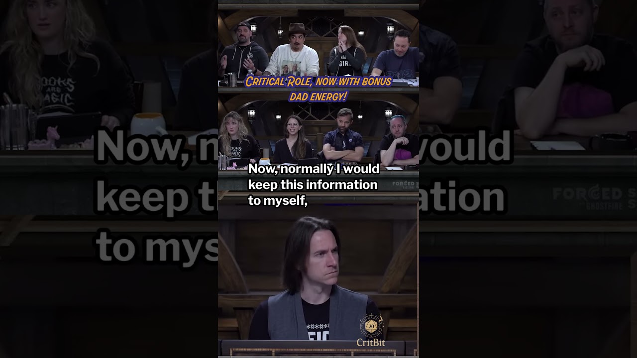 Robbie&rsquo;s &ldquo;Potty&rdquo; Moment Breaks the Table | Critical Role Dad Energy Activated | C3 | Bells Hells |