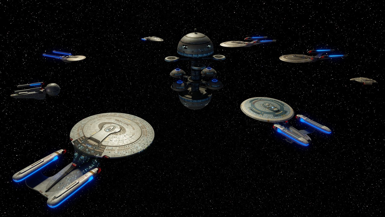 NCC-74656 USS Voyager returns from Delta Quadrant and leads Starfleet into battle