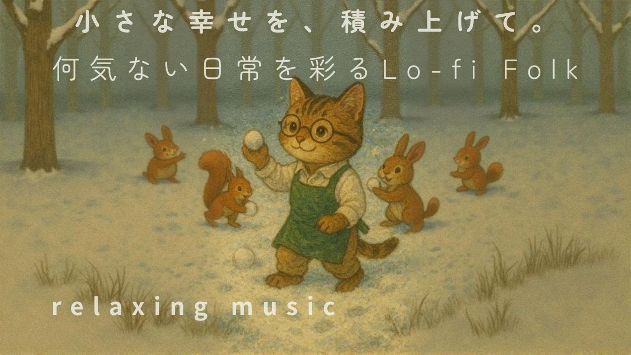 一人の時間が心地いいときの音楽｜集中とリラックスできる猫カフェ Lo-fi