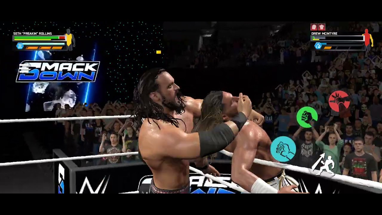 WWE 2K25 NETFLIX EDITION MOBILE NEW UPDATE Seth rollins vs Drew McIntyre