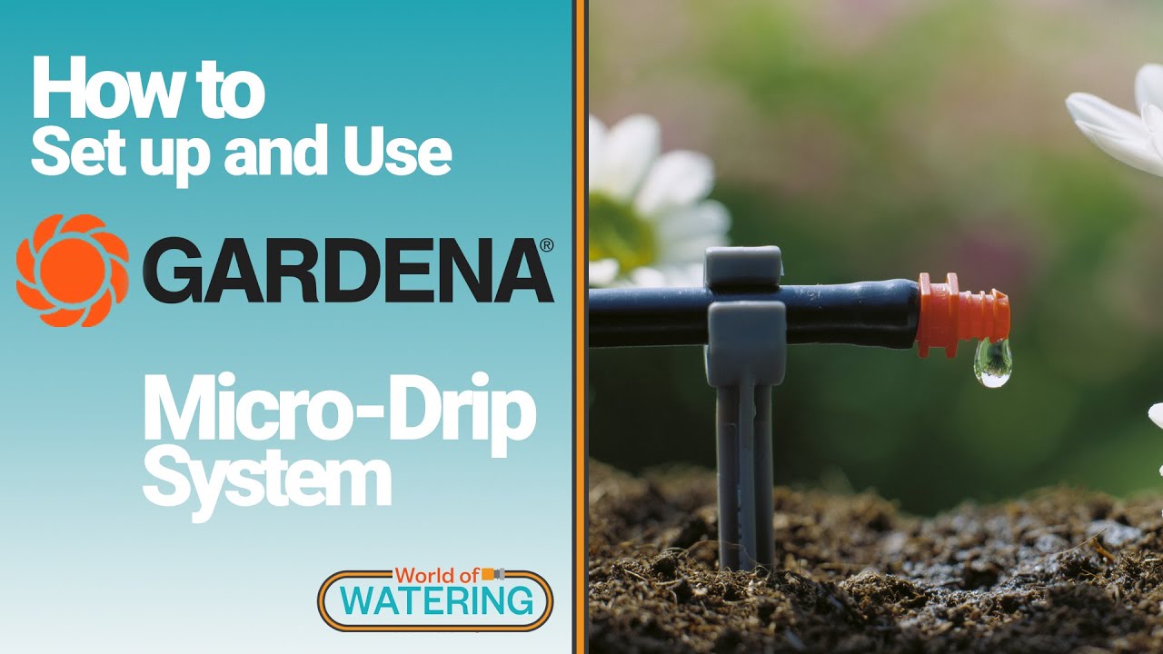 How to Set up and Use Gardena MicroDrip System