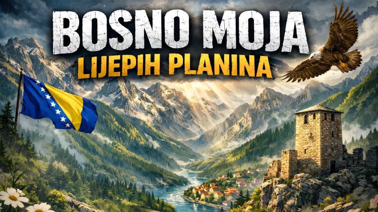 🎶Bosno moja lijepih planina🎶|| Sevdalinka o ljepoti  bosanskih planina 🇧🇦