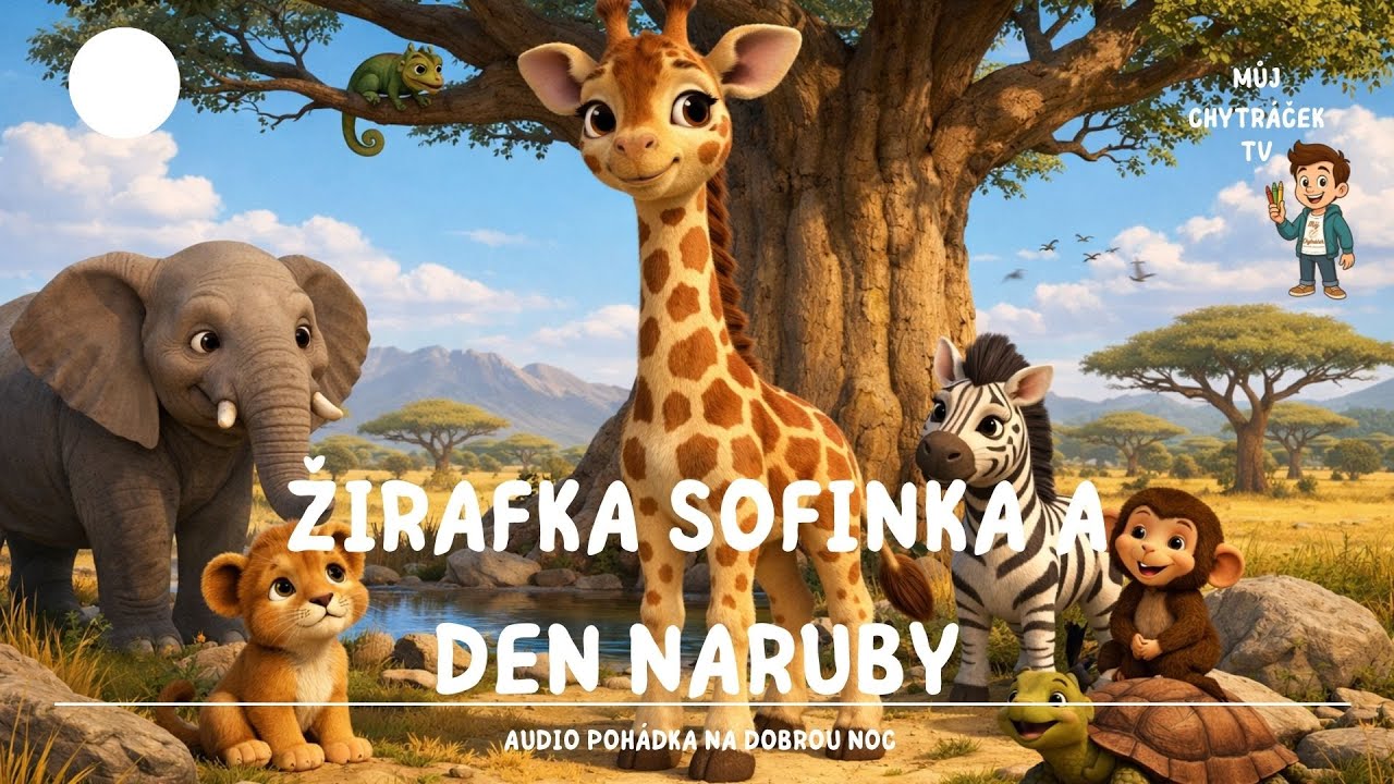 🦒 Žirafka Sofinka a den naruby I Audio pohádka na dobrou noc pro celou rodinu I Na cesty i Do auta