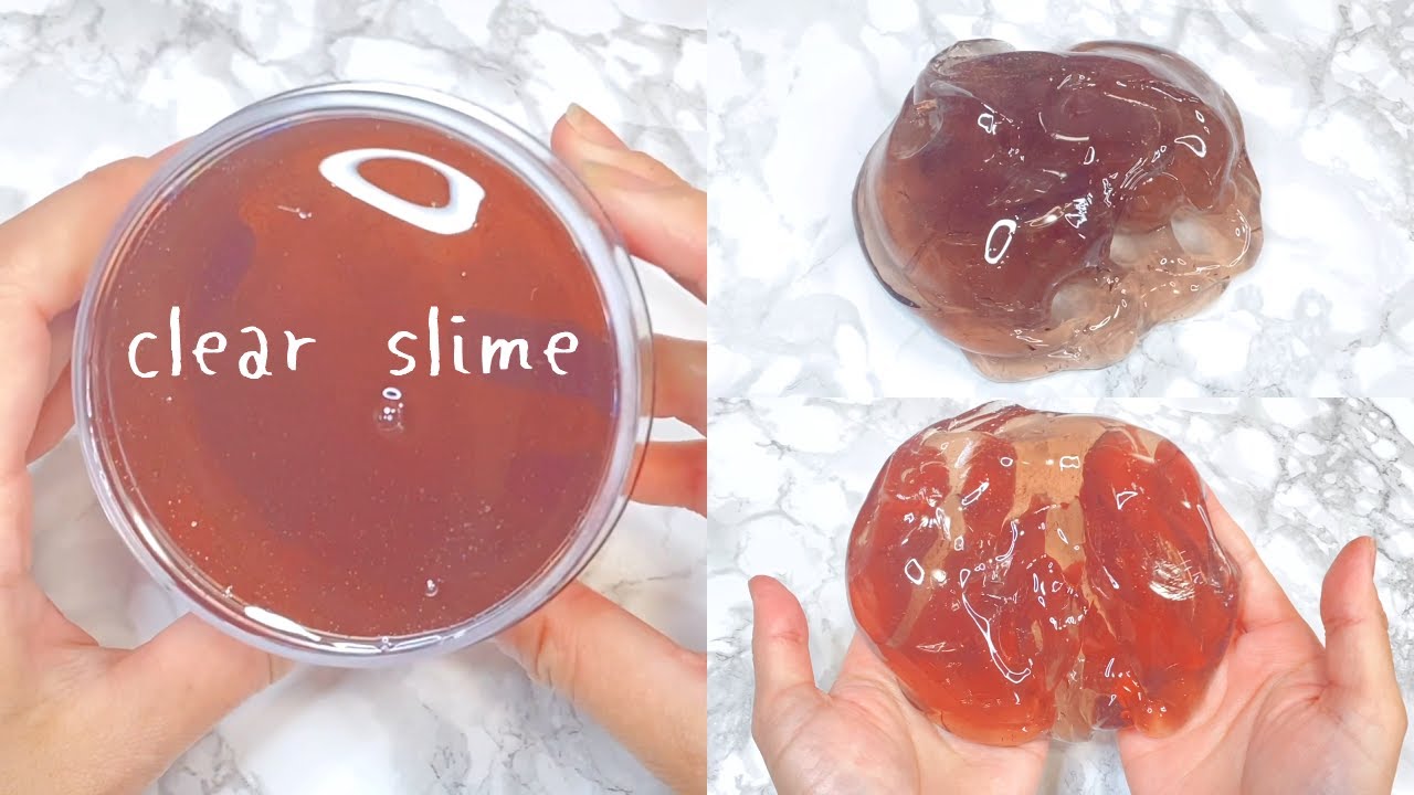 【ASMR】むっちりクリアスライムを触るーClear Slimeー【音フェチ Slime 슬라임】