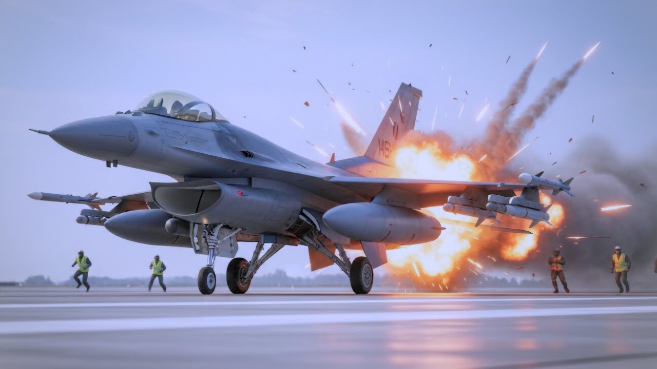 Iran scares US Air Force F-16s from leaving Take Off At High Speed