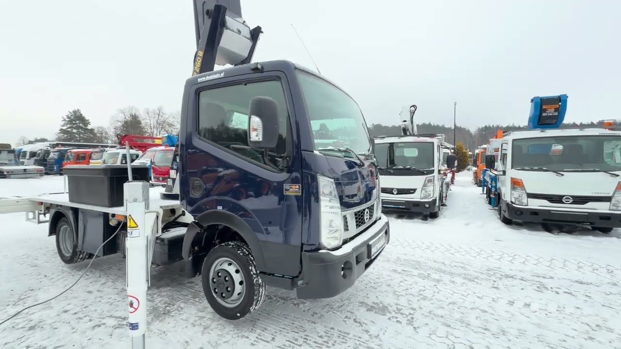 Nissan Cabstar Zwyżka Podnośnik Koszowy PALFINGER P260 B duetduda.pl
