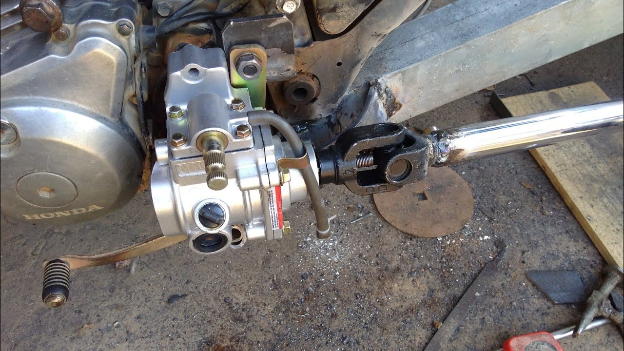triciclo artesanal com caixa de gol AP e motor de moto - a novidade parte 7