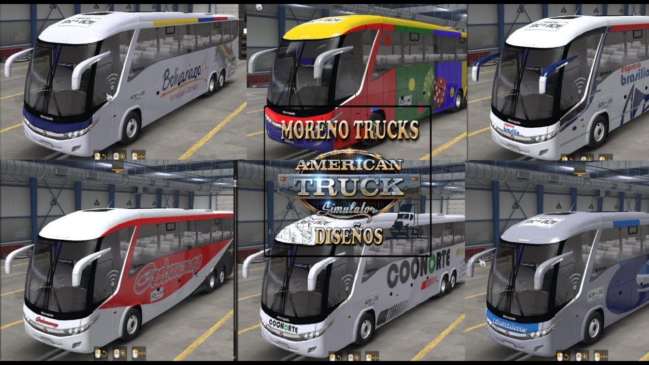 GRATIS MARCOPOLO G7 1200 COLOMBIANO PARA AMERICAN y EURO TRUCK SIMULATOR ATS 1.35 - 1.37... 138 leer