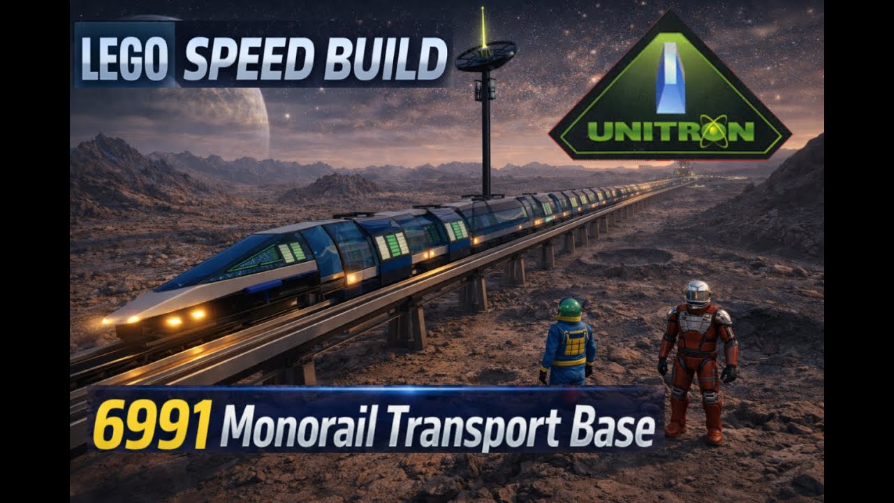 LEGO Speed Build: 6991 Monorail Transport Base