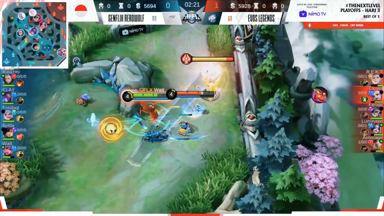Ngilu lihatnya BY ONE HARITH CLOVER V.S  ALICE WATT | MLBB : GENFLIX AW V.S EVOS