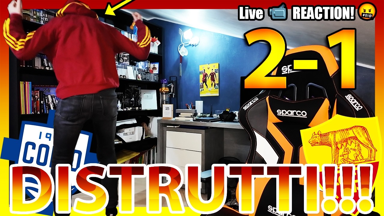 DISTRUTTI‼️ COMO-ROMA 2-1 [LIVE REACTION]