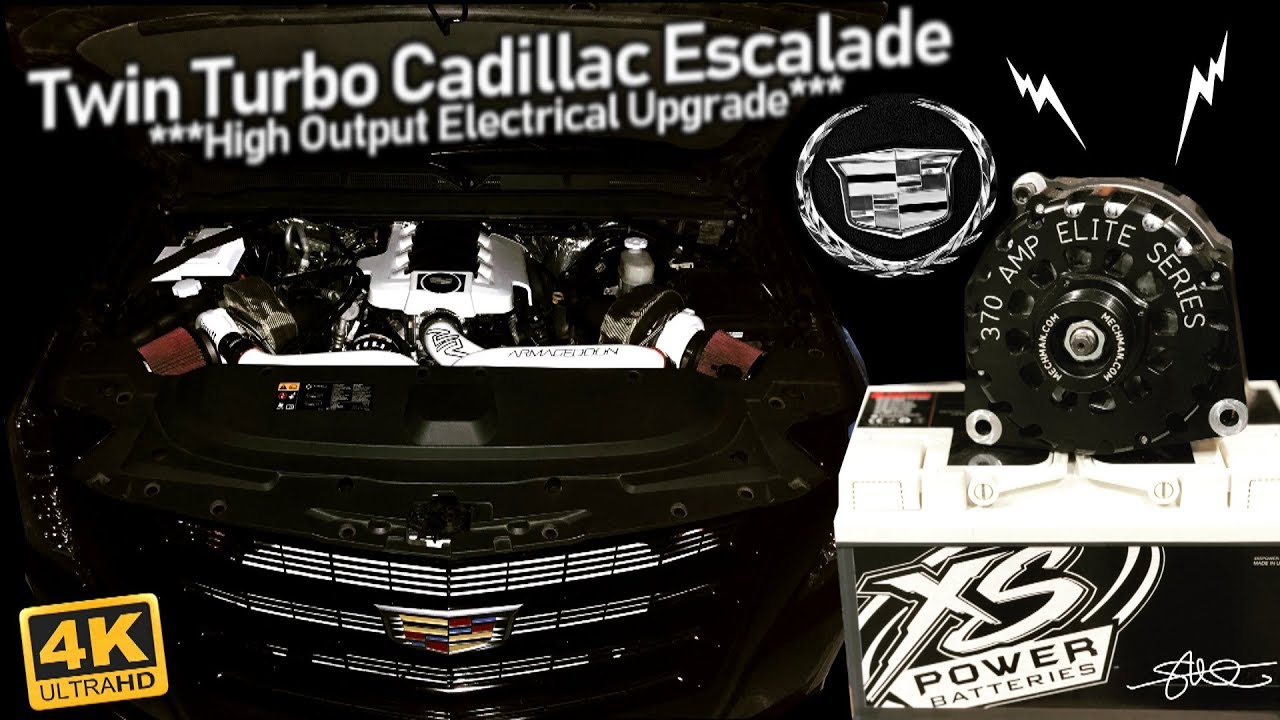 Twin Turbo Cadillac Escalade - High Output Electrical Upgrade! Color Matched Juice 4kHD