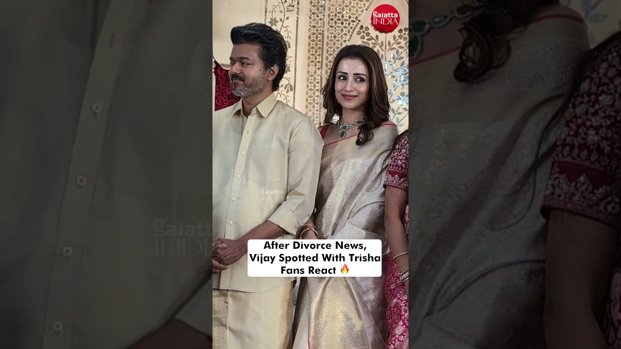 Vijay & Trisha Krishnan Spotted Together Amid Dating Rumours 👀