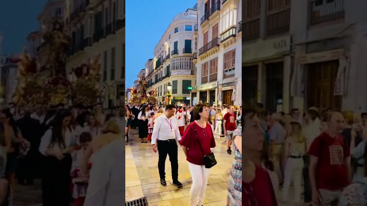 Catholic Procession in M&aacute;laga, Spain