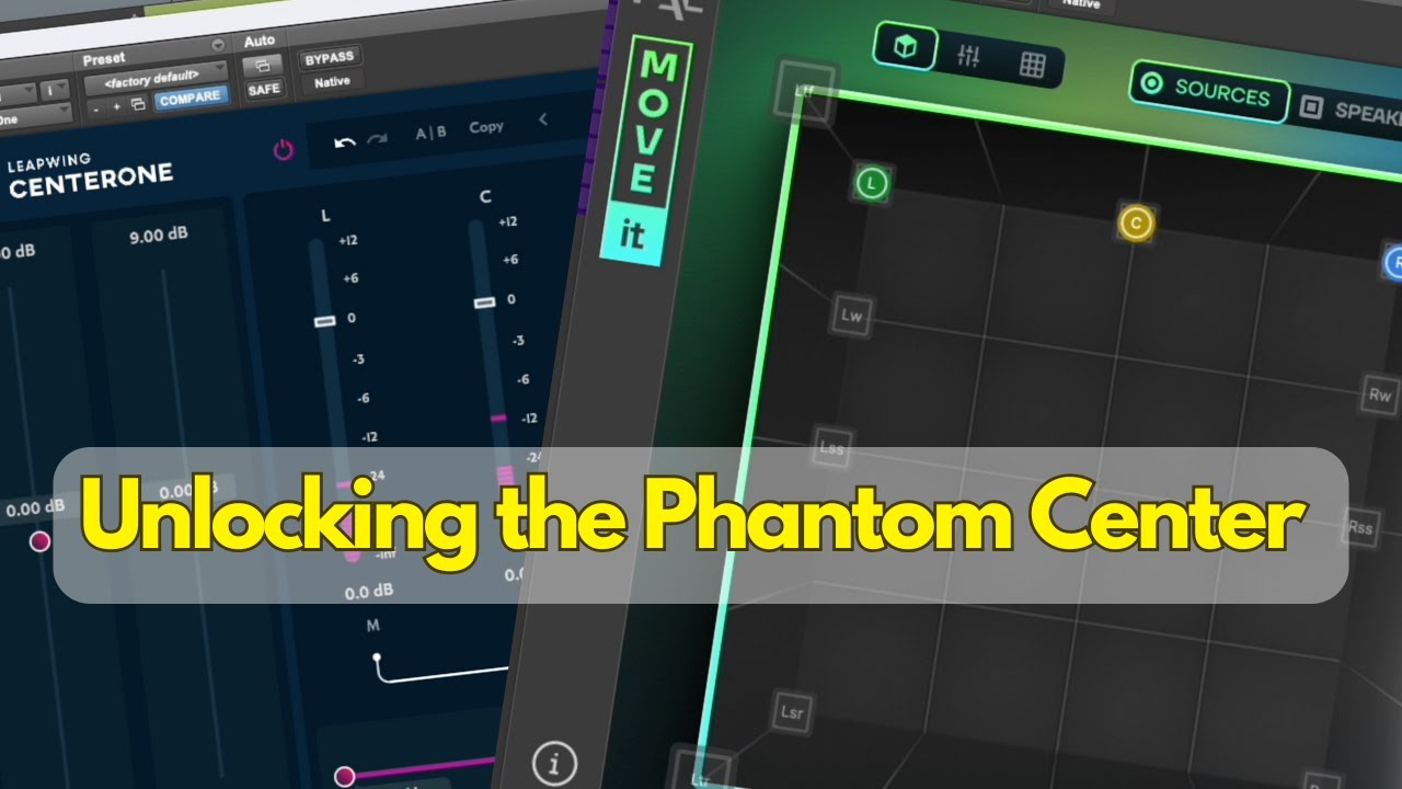 Разблокировка Phantom Center для Dolby Atmos и стереомикширования
