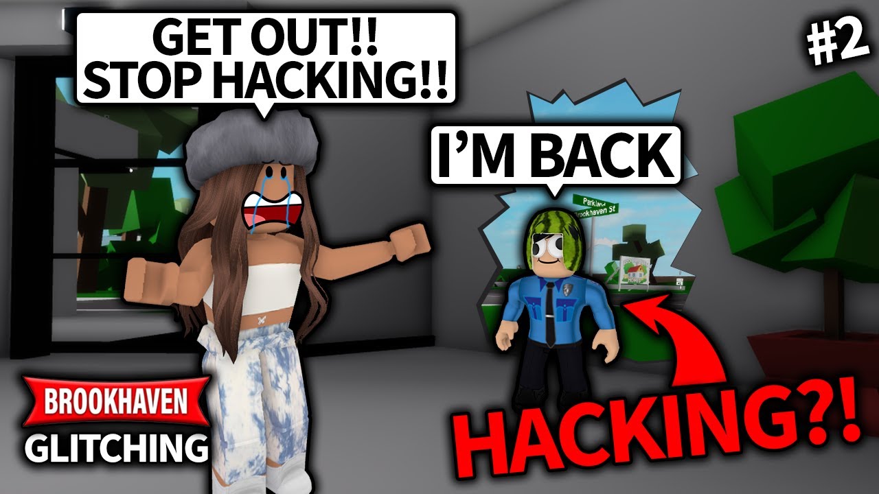 GLITCHING INTO PPL'S HOUSES #2 | Roblox Brookhaven 🏡RP Funny Moments