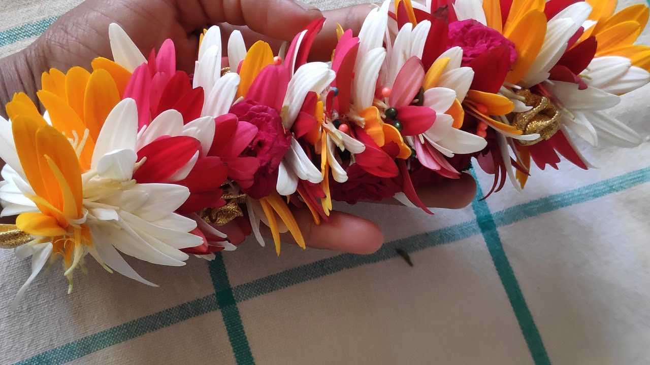 New year 2020 special new dera flower garland.  || Dahlia flower garland.