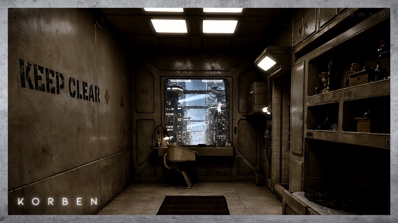 THE FIFTH ELEMENT — Korben's Apartment | Rain & City Ambience (2 Hours)