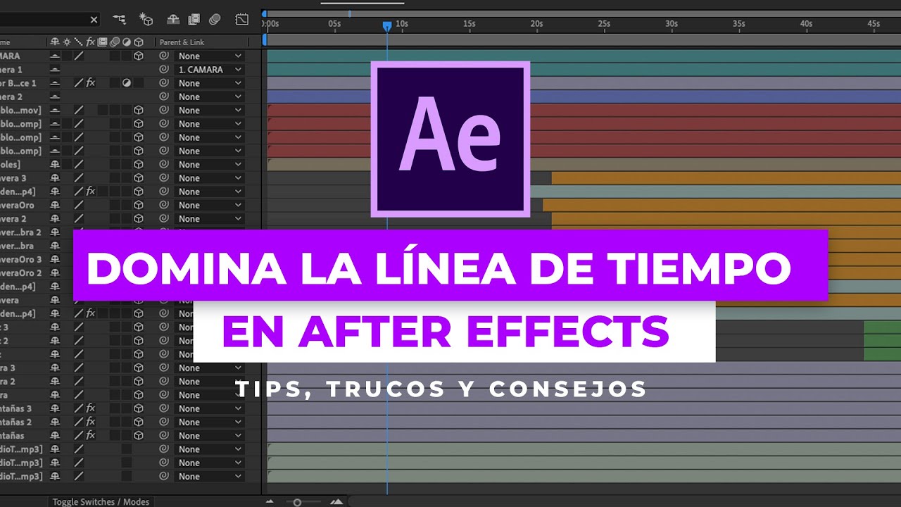 After Effects: Domina la Línea de Tiempo - Parte 1(tips, trucos y consejos)