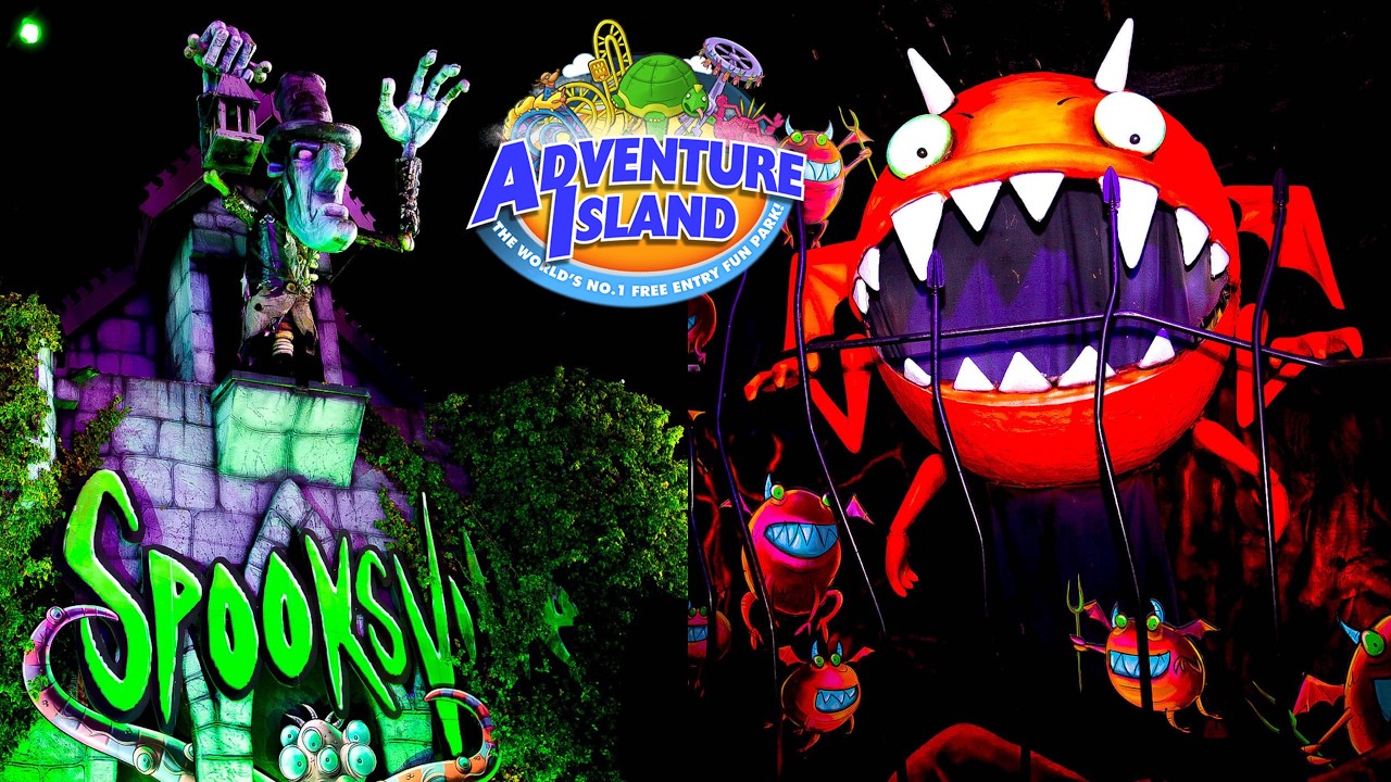 SPOOKSVILLE - 4K 60FPS Front Row On-Ride POV - Adventure Island Southend on Sea